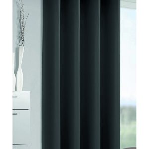 Draperie blackout neagră – 135 × 245 cm