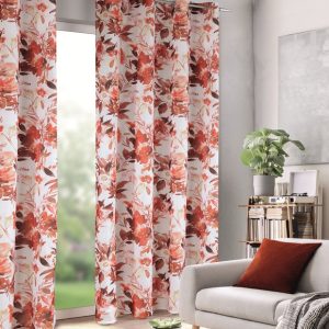 Draperie inele Bettina rosu 280*135