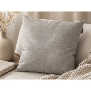 Față de pernă decorativa — gri — 40 × 40 cm