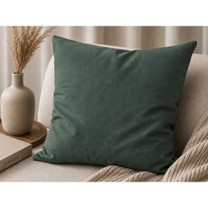Față de pernă decorativa — verde — 50 × 50 cm