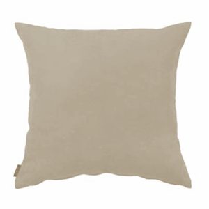Față de pernă decorativa — gri — 50 × 50 cm