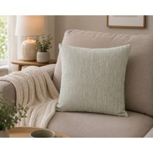 Față de pernă decorativa — roz — 50 × 50 cm