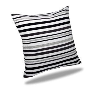 Față de pernă decorativa — gri — 50 × 50 cm