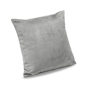 Față de pernă decorativa — gri — 50 × 50 cm