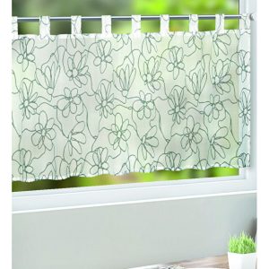 Panou flori alb-gri 48*140
