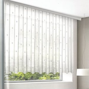 Perdea Christa — alb — 160 × 300 cm