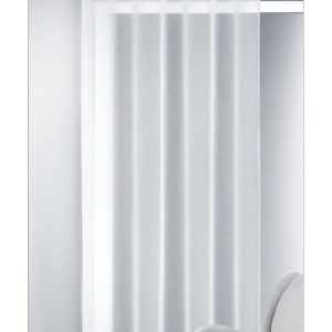 Perdea cu inele alb — 140 × 245 cm