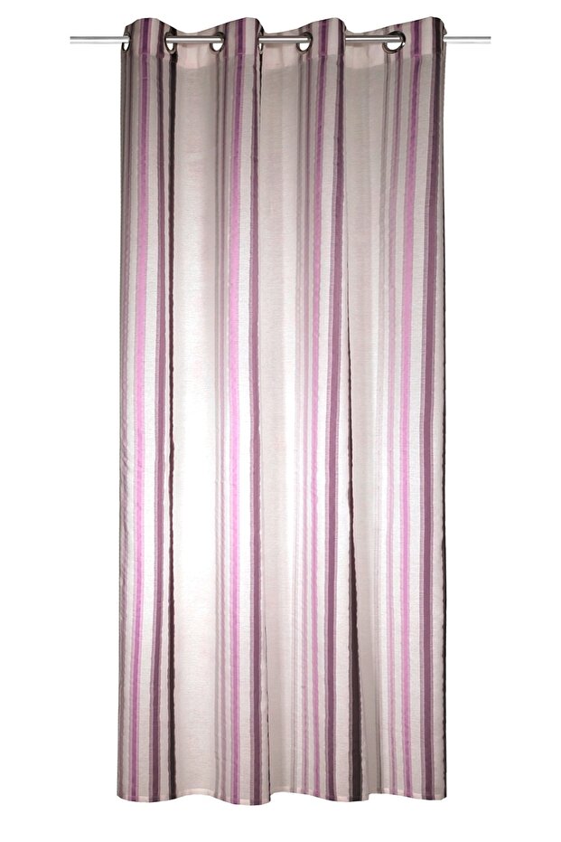 Perdea cu inele — violet — 135 × 245 cm — detaliu